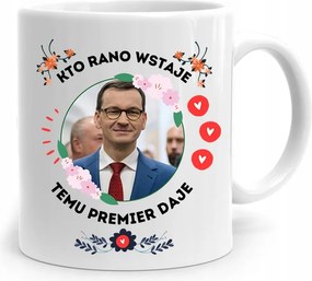 Bögre Politikus Miniszterelnök Mateusz Morawiecki Pis