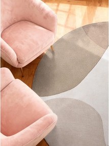 Bézs kézi szövésű gyapjú kerek szőnyeg ø 200 cm Hackney Clarissa – Ted Baker