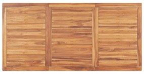tömör tíkfa kerti étkezőasztal 180 x 90 x 77 cm