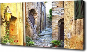 Vászonkép Bájos utca 100x70 cm