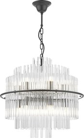 Dar Lighting glamour modern függeszték lukas fekete darluk1722