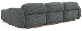 Szürke moduláris sarokkanapé (variálható sarok) Ailani – Makamii