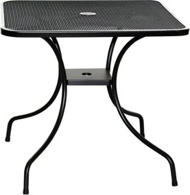 ROJAPLAST Kerti asztal fémből ZWMT-80 x 80 cm