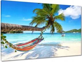 Vászonkép 90x60 Trópusok Tájképek Pálmafák