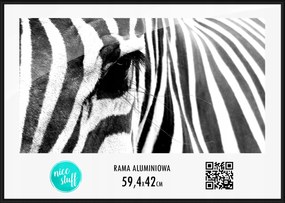 Képkeret 42x59,4 cm A2 alumínium képkeret fekete képkeret