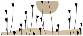 Kép - Grafikus rét N⁰2 (120x50 cm)