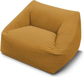 Sárga kordbársony babzsákfotel Lilibet – Bobochic Paris