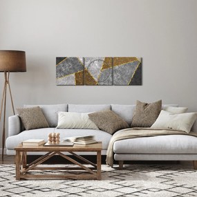 Kép - Anyagok utánzása (órával) (90x30 cm)