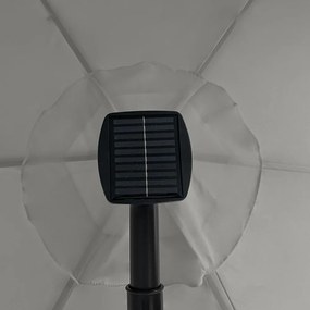 AVENBERG SUNNY LED 300 Nagy állítható napernyő, átmérő 3M, szürke