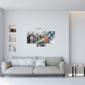 Kép - Ipari élet (90x60 cm)