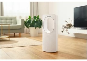 Sencor - Lapát nélküli padlóventilátor 50W/230V fehér + távirányítás