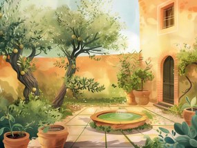 Poszter 100x75cm Napsütéses nap