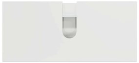 Fürdőszoba bútor szett 3 pcs Magasfényű fehér 76.5 x 35 x 64 cm