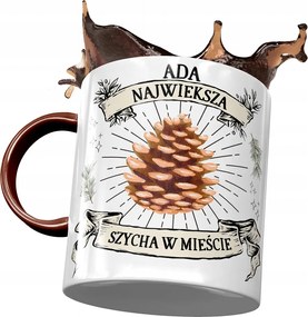 Bordó Bögre Ady Feleség Barátnő Ajándék Nyomtatott Fotóval