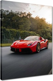 Vászonkép 30x40 Piros Ferrari út