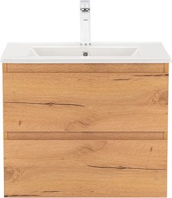 Vario Forte 60 alsó szekrény mosdóval tölgy-tölgy