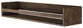 Barna tölgyfa fali fogas polccal 60 cm Showcase – Mette Ditmer Denmark