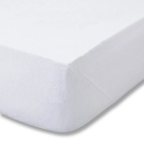 Fehér gumis flanel lepedő 150x200 cm Brushed – Catherine Lansfield