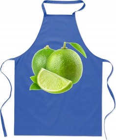 Konyhai kötény nyomott mintás lime