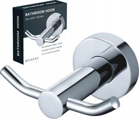 Fürdőszobai Törölközőtartó Akasztó Fali Tartó Delvant Esvan Króm