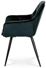 Kék Bársony Étkezőszék. DCH-421 BK4