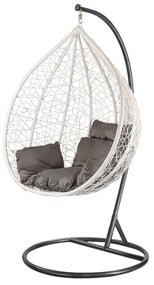 Havanna függőfotel fehér-fekete