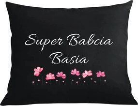 Párna párnahuzat nyomott mintával Nagymama napja Szuper Nagymama Név