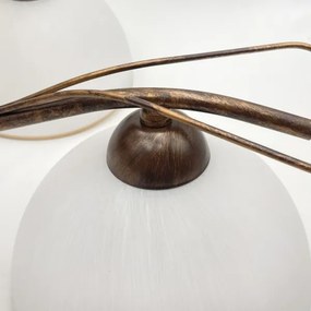 Láncos csillár COBRA 5xE27/60W/230V bronz/patina