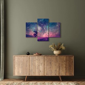 Kép - természetfeletti éjszakai égbolt (90x60 cm)