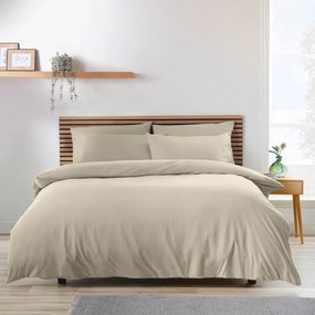 Bézs kétszemélyes ágyneműhuzat 200x200 cm So Soft Easy Iron – Catherine Lansfield
