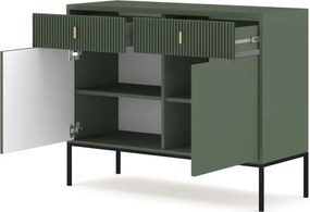 MAGGIORE MA02 2 ajtós 2 fiókos, füstzöld/arany