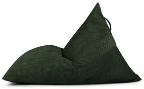 Zöld kordbársony babzsákfotel Razzmatazz – SLOWDOWN