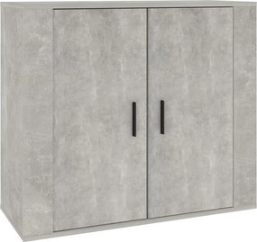 vidaXL betonszürke szerelt fa tálalószekrény 80x33x70 cm
