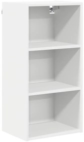 Függő szekrény polcokkal Riga Fehér 40 x 29,5 x 80 cm Faanyag