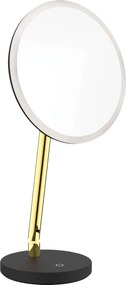 Deante Silia kozmetikai tükör 22x39.2 cm kerek világítással arany ADIZ812