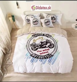 CUSTOM MADE MOTORCYCLES fotó ágynemű 140x200 cm 3 szett csomag Ágynemű mérete: 140x200 cm, A csomag tartalma: 3 Készletcsomagolás