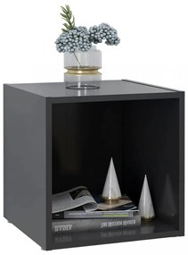 4 db szürke szerelt fa TV-szekrény 37 x 35 x 37 cm
