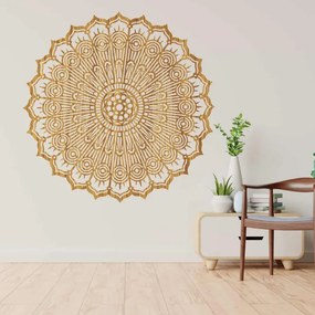 Fából készült mandala a falon | PERKO