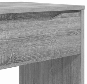 vidaXL Asztal fiókkal tárolóval Szürke Sonoma 100 x 50 x 78 cm Faanyag