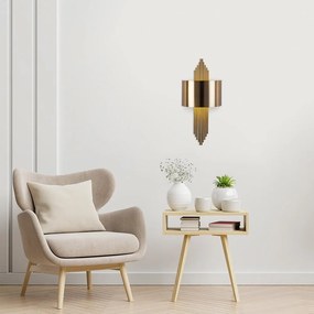 Aranyszínű fali lámpa – Opviq lights