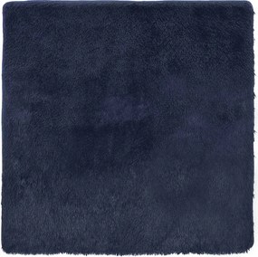 vidaXL tengerész hosszú szálú NAVARRA bozontos szőnyeg 120x120 cm