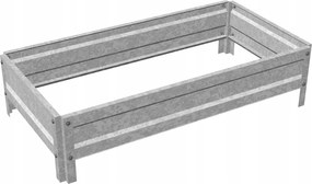 ZöldsĂ©gtartĂł magasĂtott ĂĄgyĂĄs 100x50cm fĂ©m