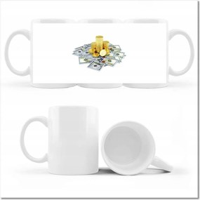 Fényképes bögre Dollár Pénz Bilon