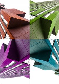 Poszter 56,6x86,4cm Régi adótorony, színes, Assaf Frank