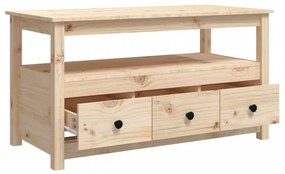 tömör fenyőfa dohányzóasztal 102 x 49 x 55 cm