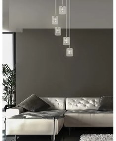 Rabalux 3117 - Kristálycsillár zsinóron DUCHESS 5xG9/40W/230V