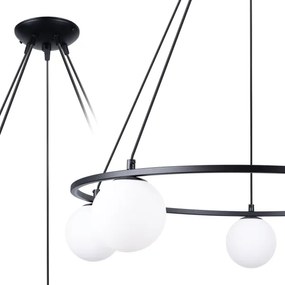 Sollux SL.1214 - Csillár zsinóron YOLI 5xG9/8W/230V fekete