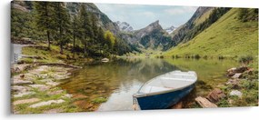 Kép - Seealpsee, svájci tó (120x50 cm)