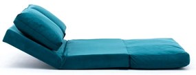 Petróleumkék kinyitható kanapé 120 cm Taida – Balcab Home