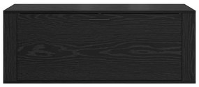 Cipőszekrény polcokkal Musta tammi 100 x 35 x 38 cm Faanyag